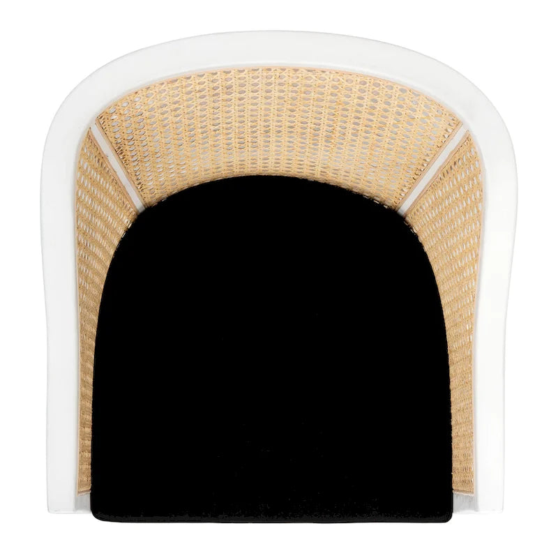 Chaise de salle à manger SAFAVIEH Velva en rotin - 60,5 x 59 x 81,5 cm - 61 x 58,5 x 81,5 cm (L x P x H)
