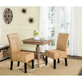 Chaises de salle à manger SAFAVIEH Clemensa naturelles (lot de 2) - 46 x 58 x 99 cm - 18 po L x 23 po P x 39 po H