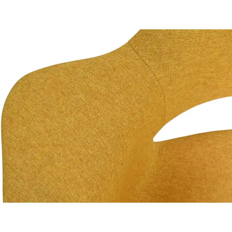 Ensemble de 2 fauteuils modernes en tissu bio avec pieds en bois brun noyer foncé, parfaits pour la salle à manger, le bureau ou comme fauteuil d'appoint.