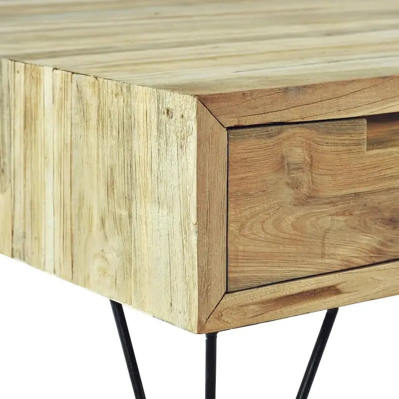 Table basse vidaXL 31,5 x 31,5 x 15,7 cm en teck massif