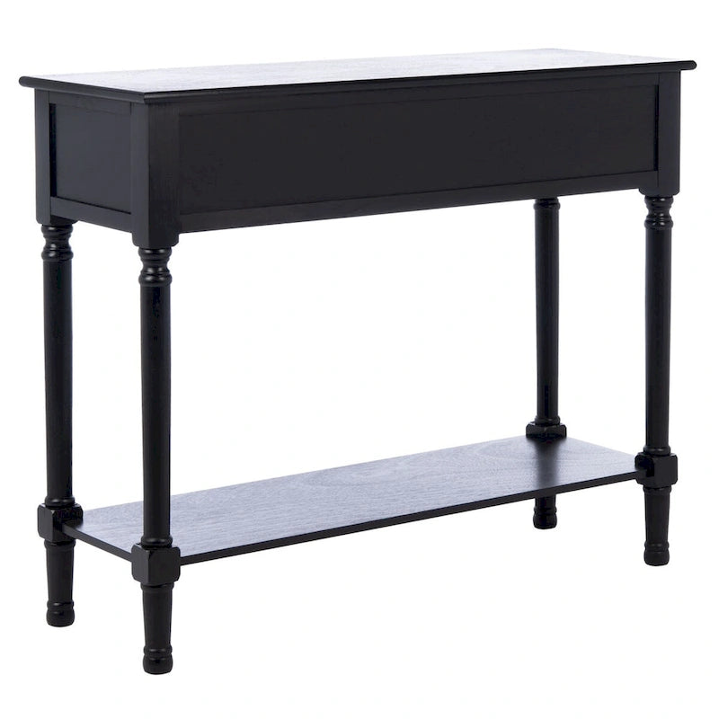 Console SAFAVIEH Sinda à 2 tiroirs - 35,5 cm L x 13 cm l x 29,5 cm H - 36 cm L x 13 cm P x 30 cm H