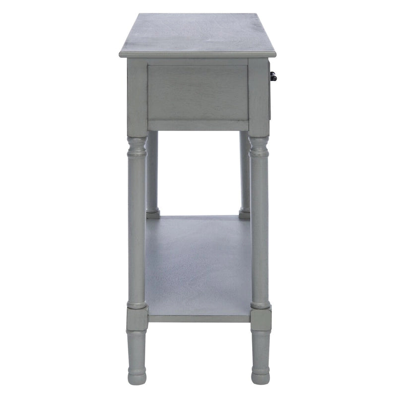 Console SAFAVIEH Sinda à 2 tiroirs - 35,5 cm L x 13 cm l x 29,5 cm H - 36 cm L x 13 cm P x 30 cm H