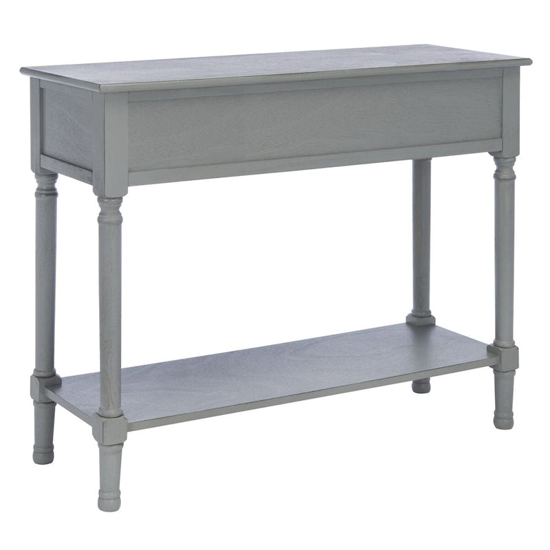 Console SAFAVIEH Sinda à 2 tiroirs - 35,5 cm L x 13 cm l x 29,5 cm H - 36 cm L x 13 cm P x 30 cm H