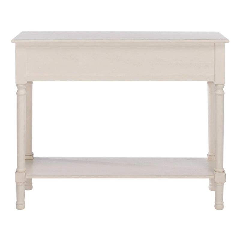 Console SAFAVIEH Sinda à 2 tiroirs - 35,5 cm L x 13 cm l x 29,5 cm H - 36 cm L x 13 cm P x 30 cm H