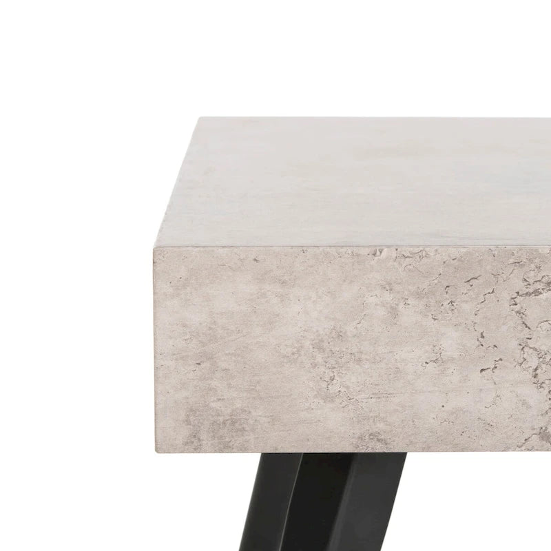 Table basse moderne Clevie de SAFAVIEH - 43,3 x 23,6 x 16,5 cm - 43 cm L x 24 cm P x 17 cm H