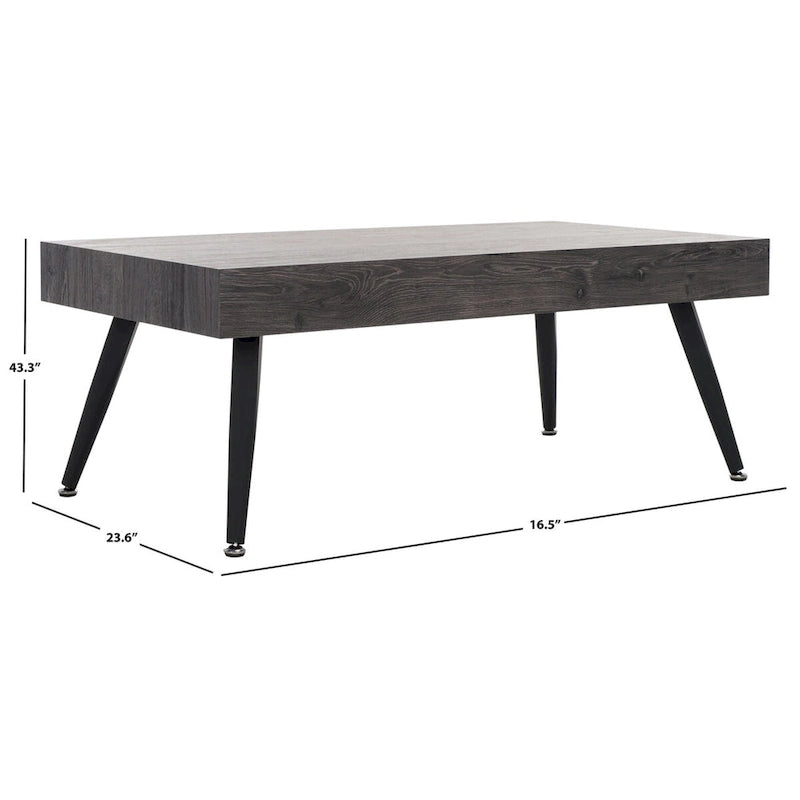 Table basse moderne Clevie de SAFAVIEH - 43,3 x 23,6 x 16,5 cm - 43 cm L x 24 cm P x 17 cm H