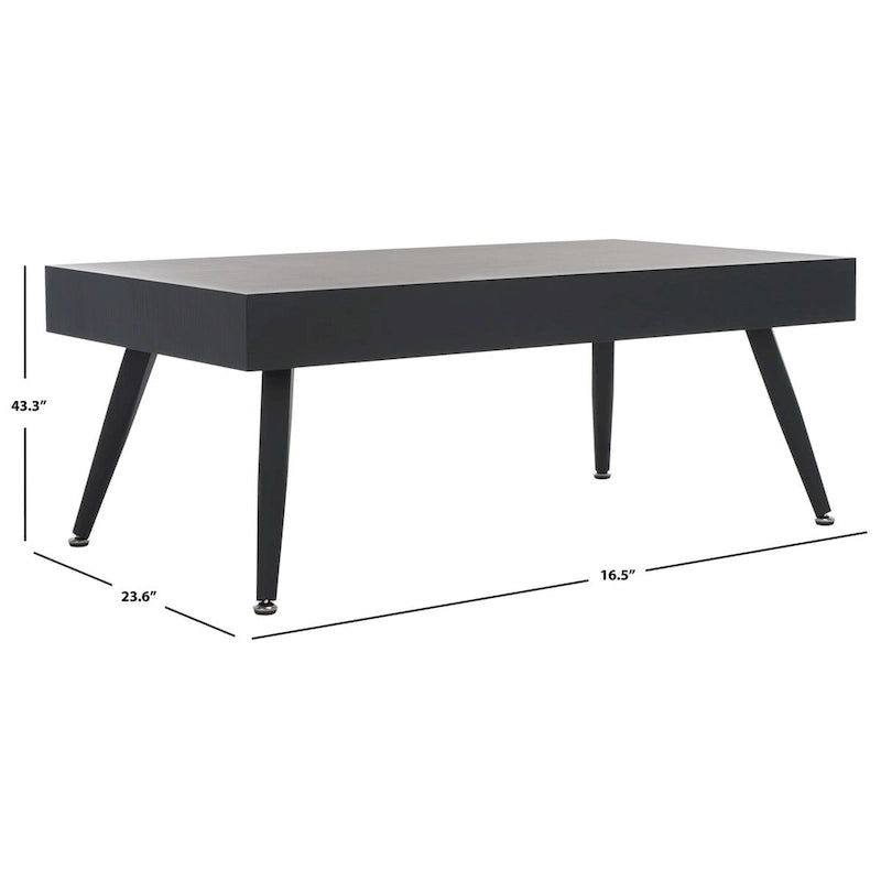 Table basse moderne Clevie de SAFAVIEH - 43,3 x 23,6 x 16,5 cm - 43 cm L x 24 cm P x 17 cm H