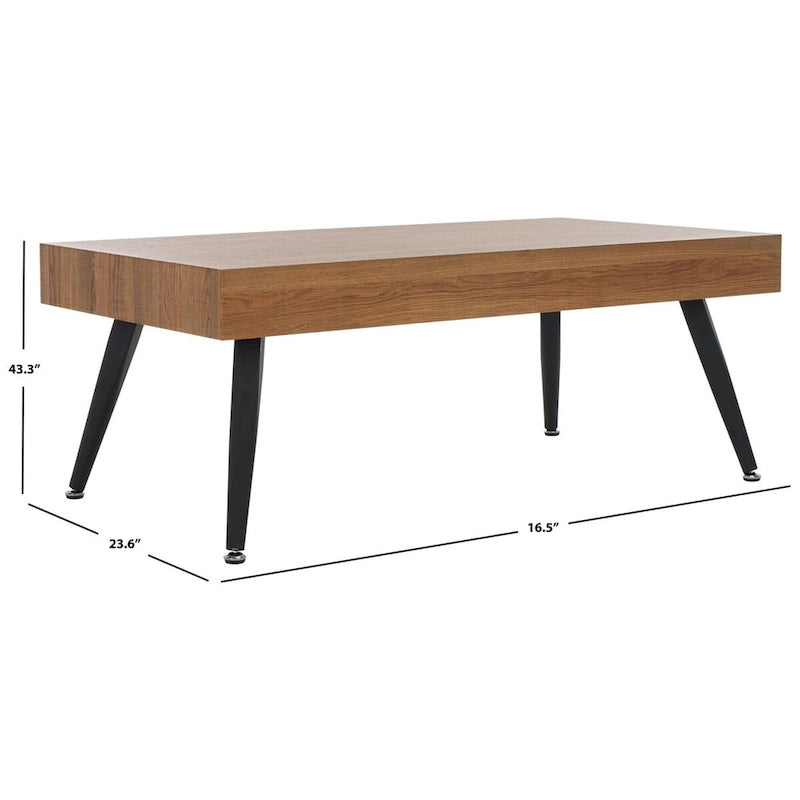 Table basse moderne Clevie de SAFAVIEH - 43,3 x 23,6 x 16,5 cm - 43 cm L x 24 cm P x 17 cm H