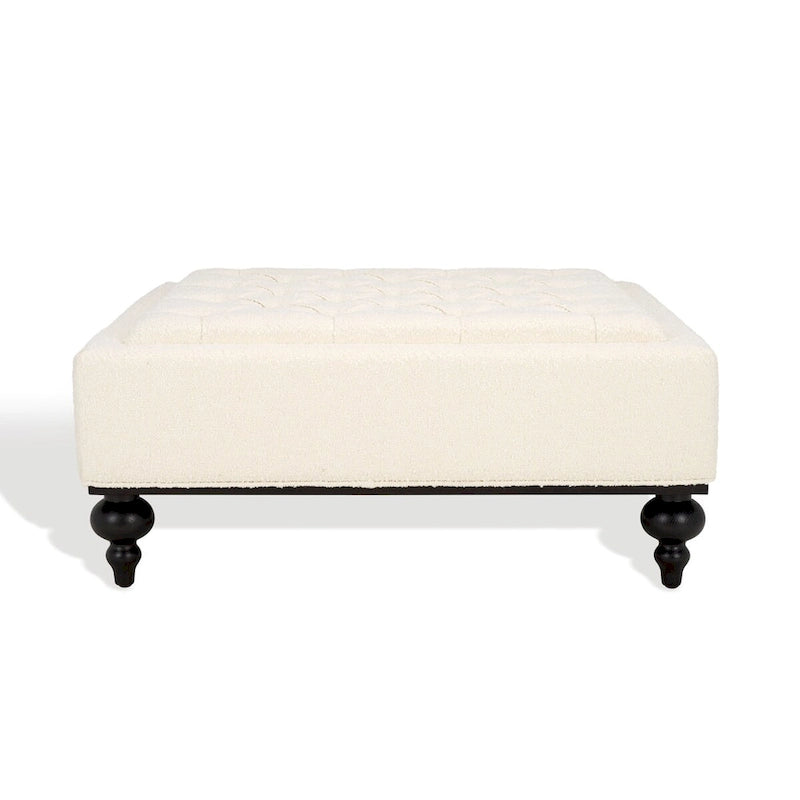 Pouf capitonné Arjola de SAFAVIEH Couture