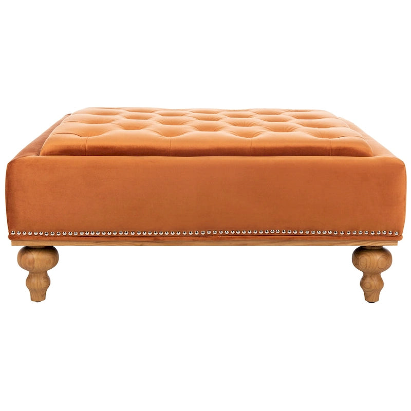 Pouf capitonné Arjola de SAFAVIEH Couture