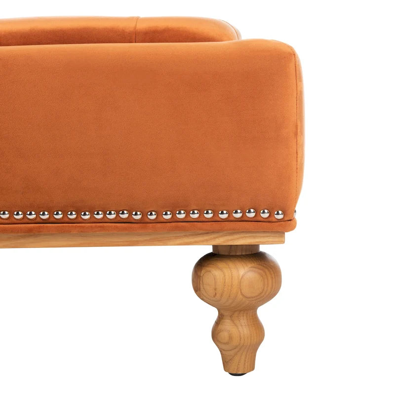Pouf capitonné Arjola de SAFAVIEH Couture
