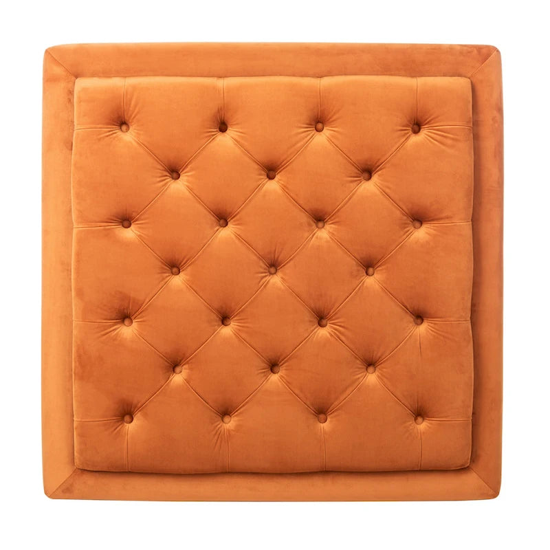 Pouf capitonné Arjola de SAFAVIEH Couture