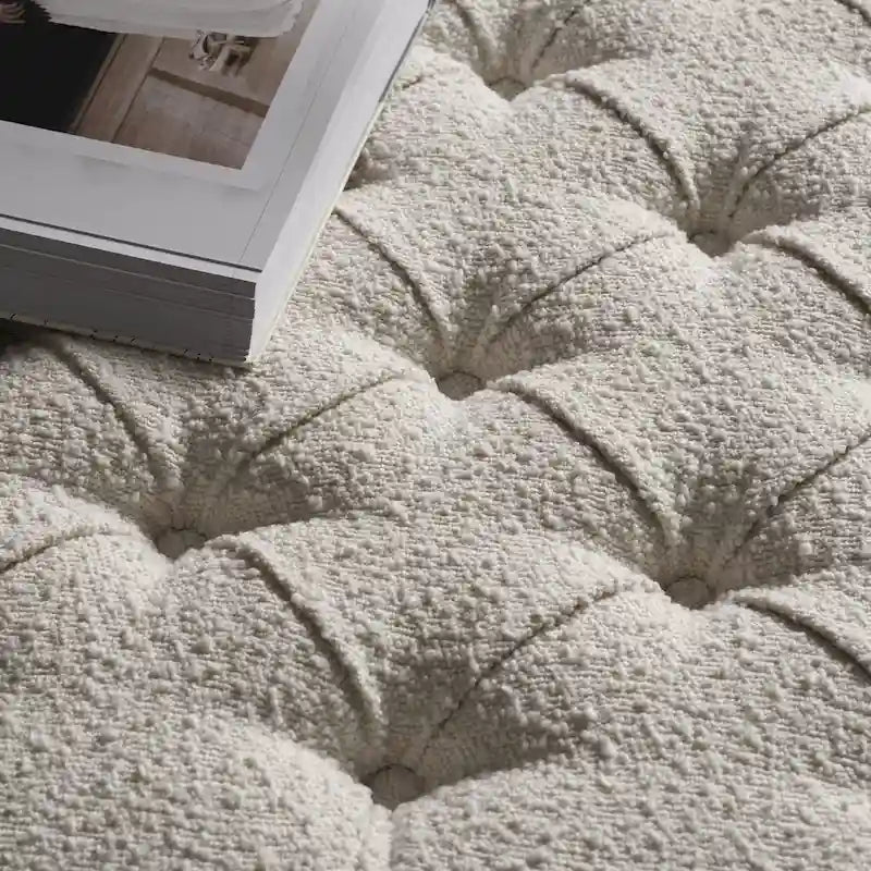 Pouf capitonné Arjola de SAFAVIEH Couture