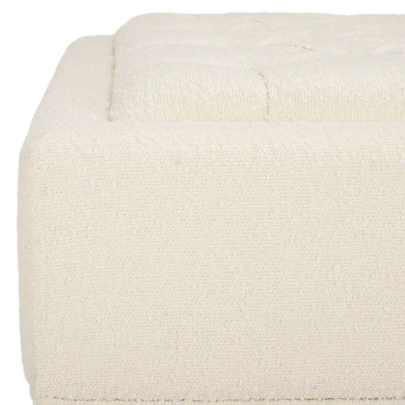 Pouf capitonné Arjola de SAFAVIEH Couture