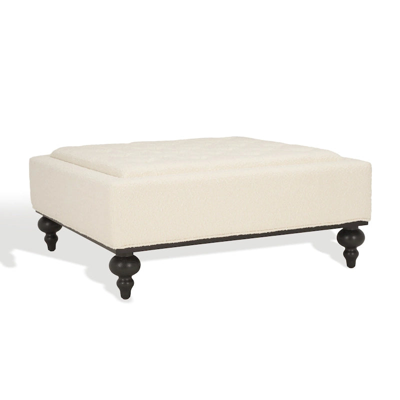 Pouf capitonné Arjola de SAFAVIEH Couture