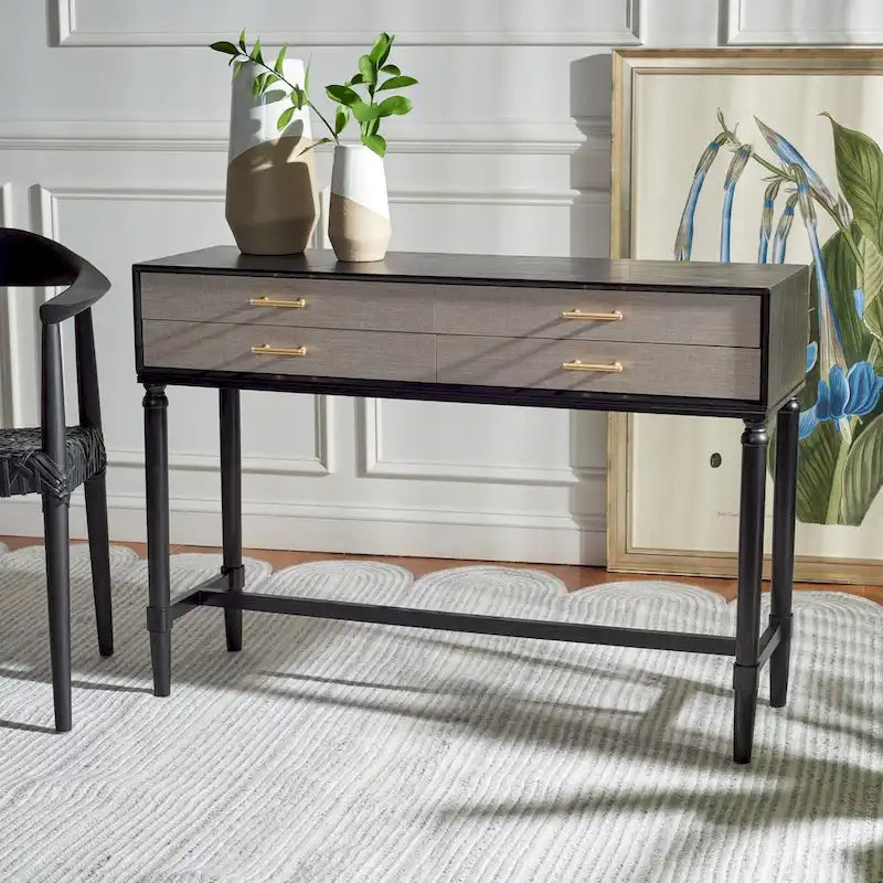 Console SAFAVIEH Birdella à 4 tiroirs - 42 po L x 13 po l x 29,5 po H