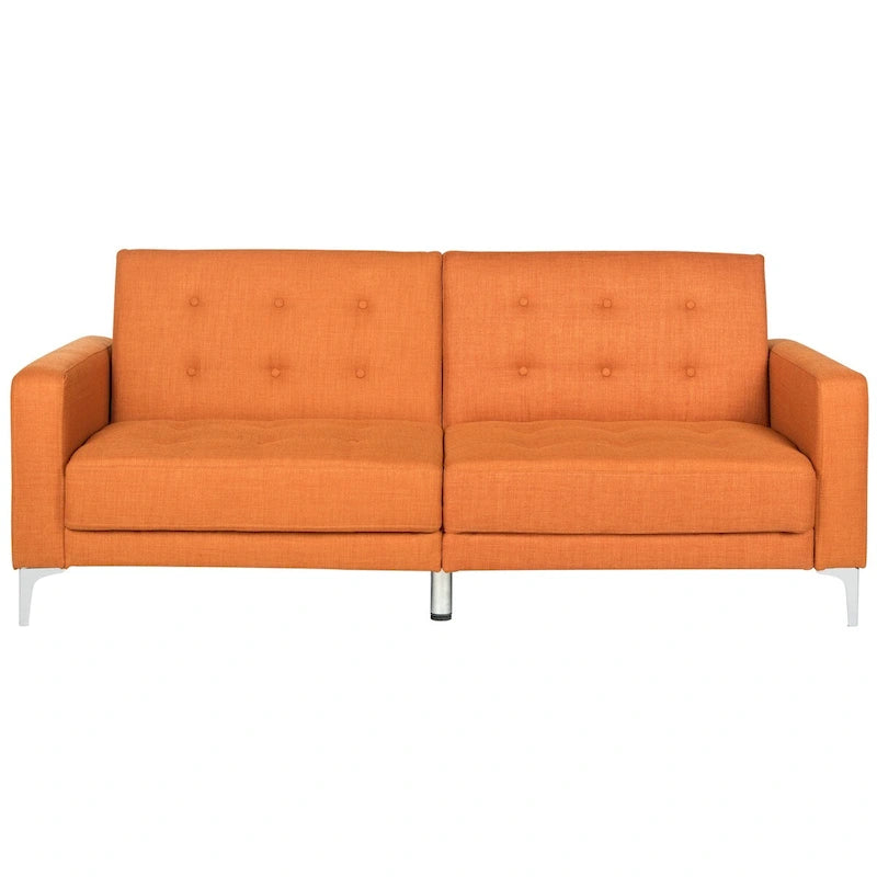 Canapé-lit pliable deux places orange SAFAVIEH Shameka