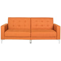Canapé-lit pliable deux places orange SAFAVIEH Shameka