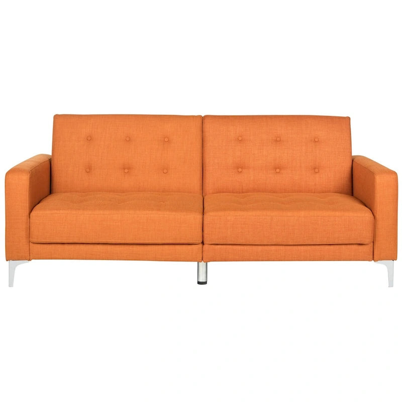 Canapé-lit pliable deux places orange SAFAVIEH Shameka