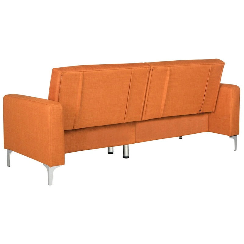 Canapé-lit pliable deux places orange SAFAVIEH Shameka