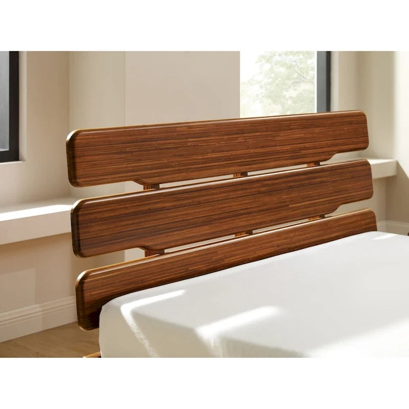 Ensemble de chambre à coucher Dylan 4 pièces avec lit plateforme Queen et commode en cuivre