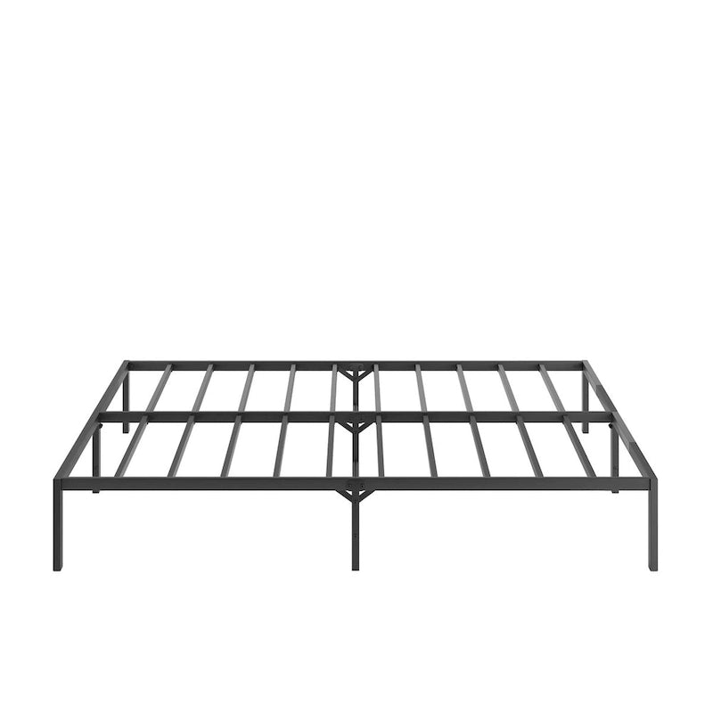 Cadre de lit plateforme en métal pour lit King/Queen/Full, cadre en métal robuste