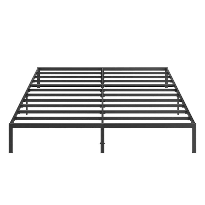 Cadre de lit plateforme en métal pour lit King/Queen/Full, cadre en métal robuste
