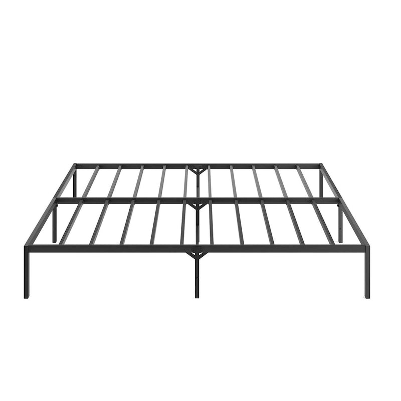 Cadre de lit plateforme en métal pour lit King/Queen/Full, cadre en métal robuste