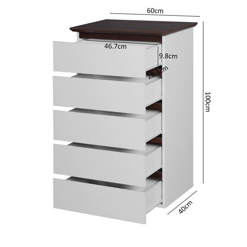 Commode moderne à 5 tiroirs
