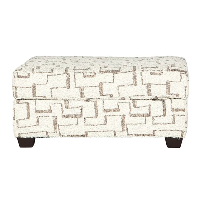 Pouf à motifs géométriques Nason de Roundhill Furniture