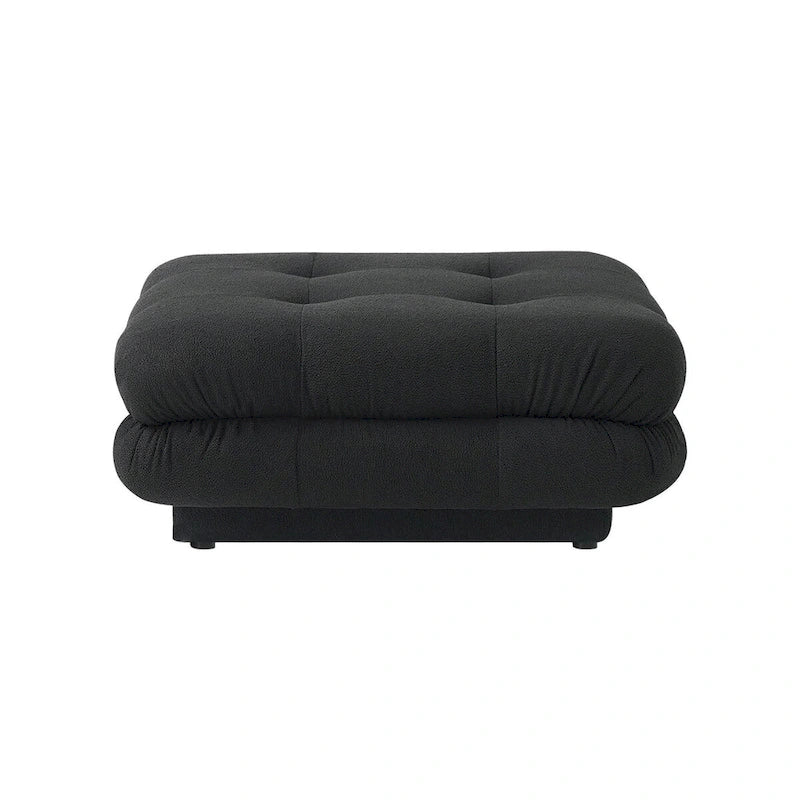 Canapé d'angle moderne en velours peluche, canapé modulable minimaliste en forme de L