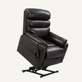Fauteuil releveur électrique FlexiSpot à double moteur avec massage et chauffage, et appui-tête réglable pour personnes âgées