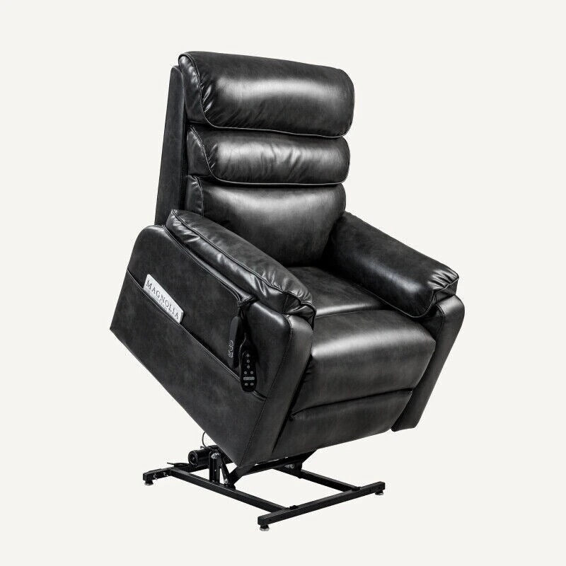 Fauteuil releveur électrique FlexiSpot à double moteur avec massage et chauffage, et appui-tête réglable pour personnes âgées