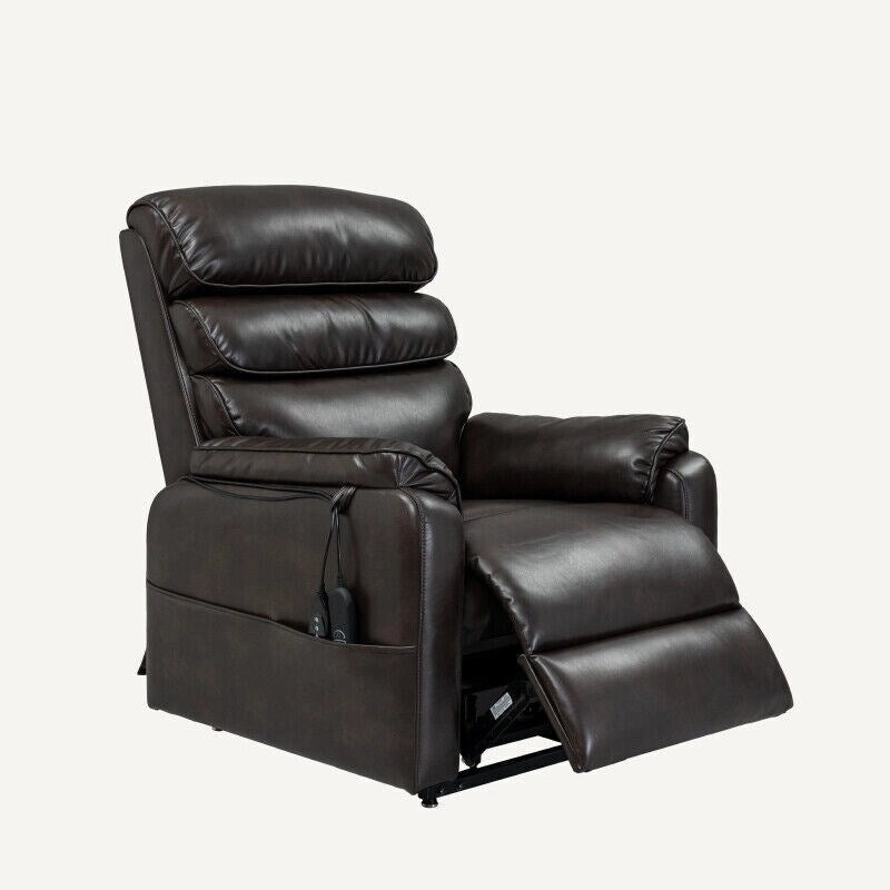 Fauteuil releveur électrique FlexiSpot à double moteur avec massage et chauffage, et appui-tête réglable pour personnes âgées