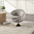 Fauteuils d'appoint pivotants à 360 degrés, fauteuils ronds
