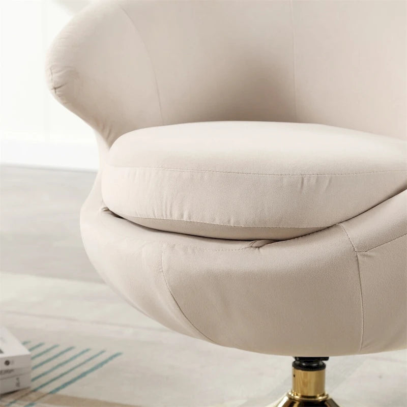 Fauteuils d'appoint pivotants à 360 degrés, fauteuils ronds