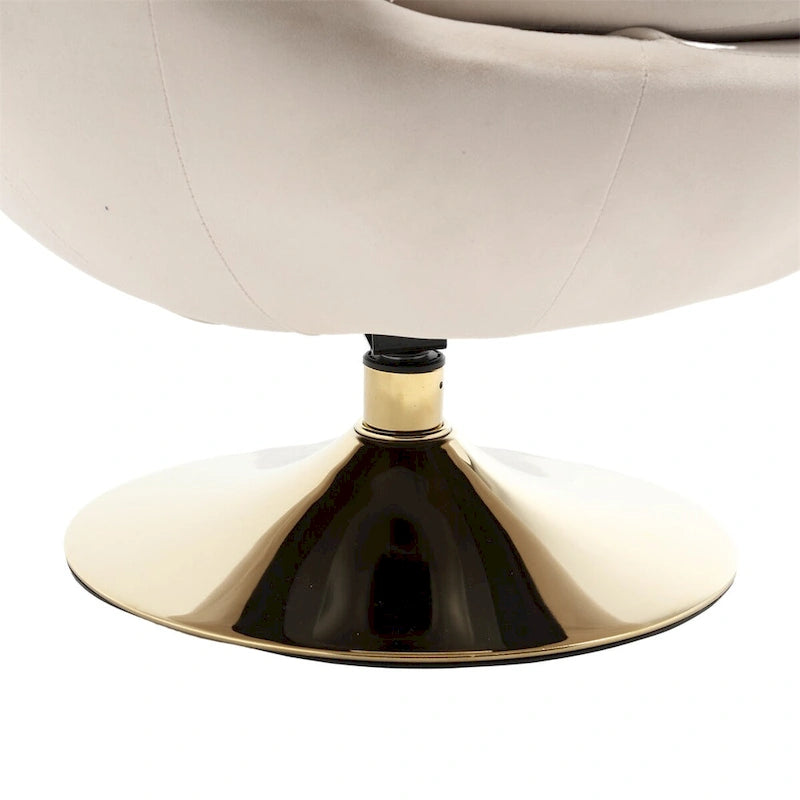 Fauteuils d'appoint pivotants à 360 degrés, fauteuils ronds