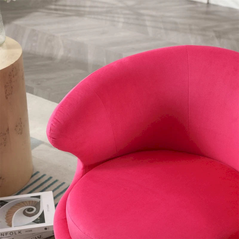 Fauteuils d'appoint pivotants à 360 degrés, fauteuils ronds