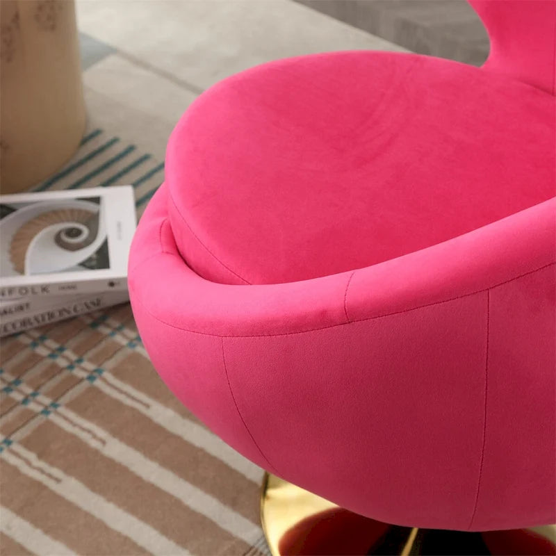 Fauteuils d'appoint pivotants à 360 degrés, fauteuils ronds
