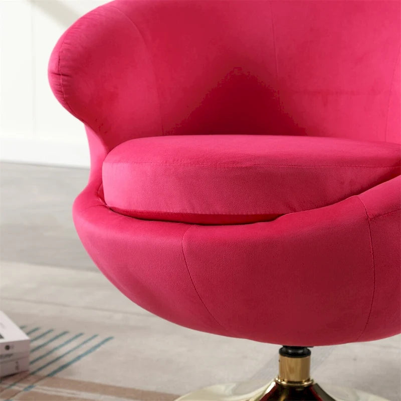 Fauteuils d'appoint pivotants à 360 degrés, fauteuils ronds