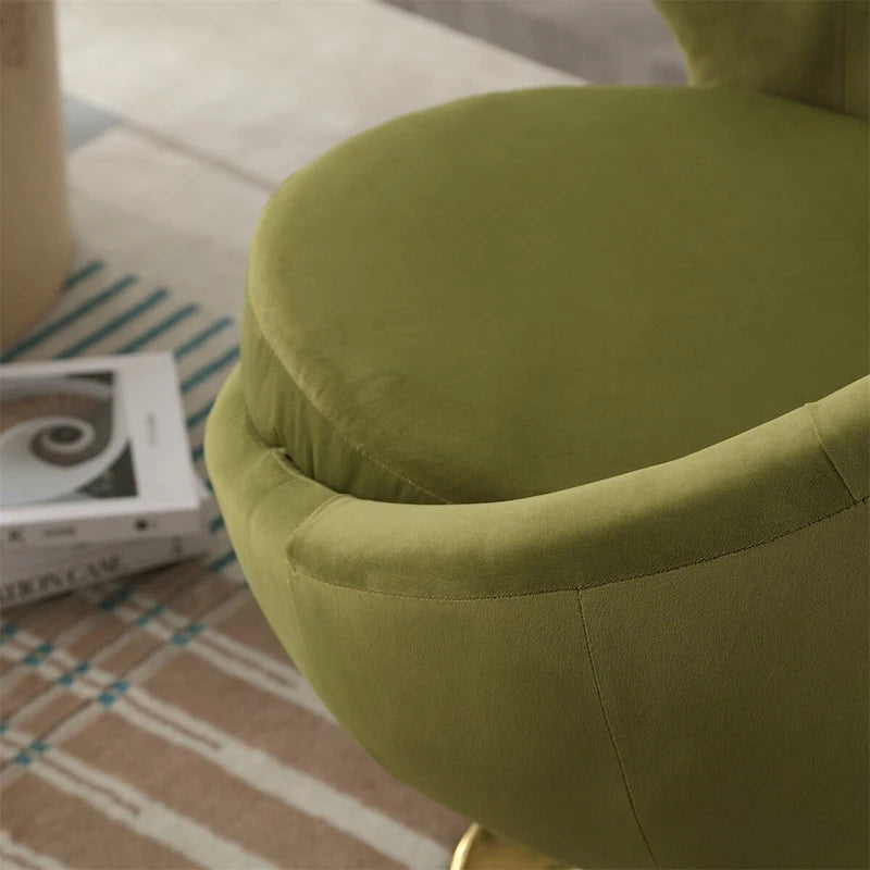 Fauteuils d'appoint pivotants à 360 degrés, fauteuils ronds