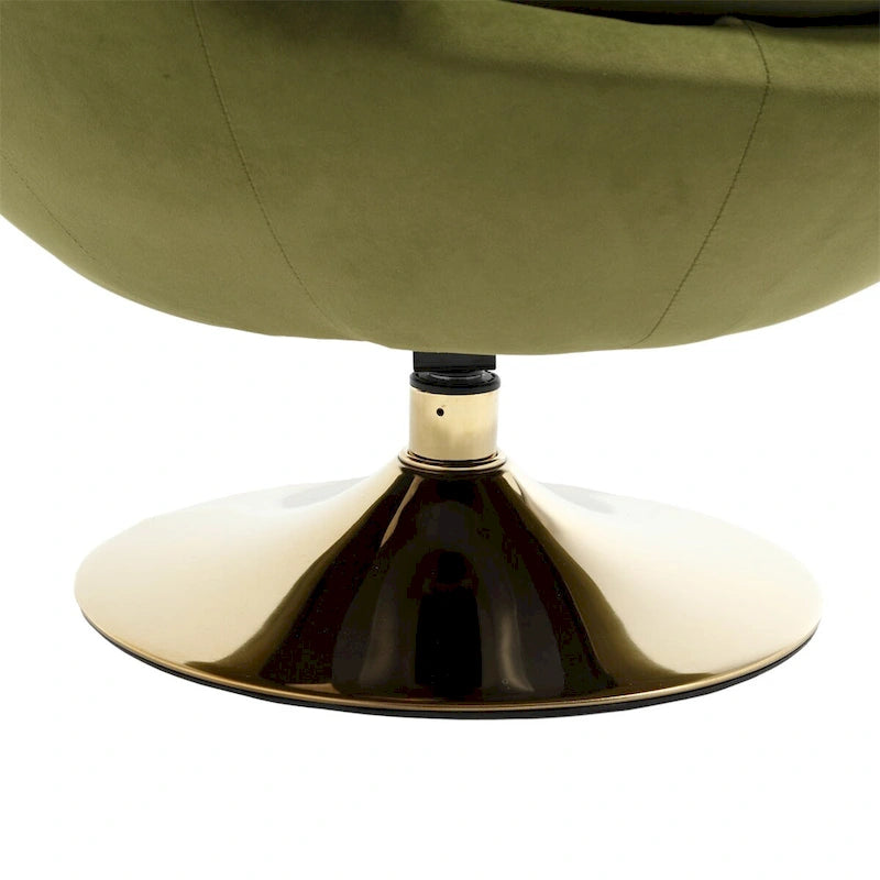Fauteuils d'appoint pivotants à 360 degrés, fauteuils ronds