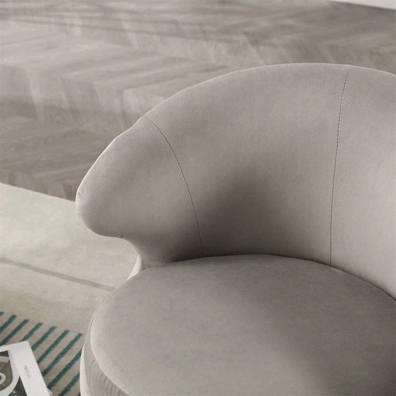 Fauteuils d'appoint pivotants à 360 degrés, fauteuils ronds
