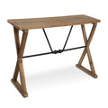 Console Kate and Laurel Travere en bois et métal - 42 x 16 x 30