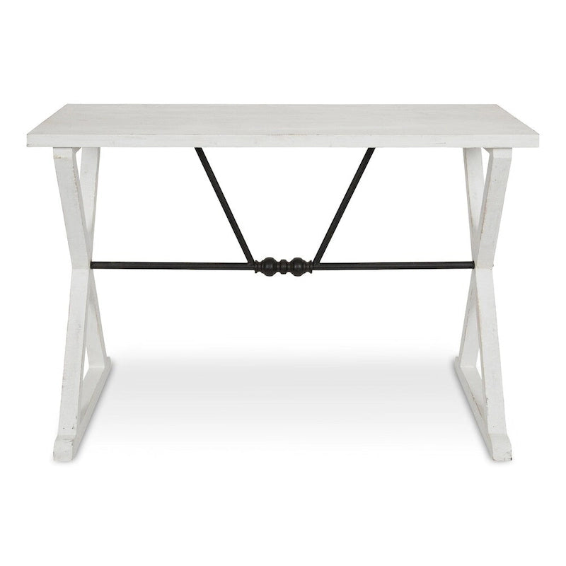 Console Kate and Laurel Travere en bois et métal - 42 x 16 x 30