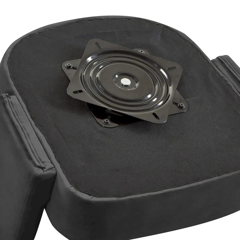 Fauteuils d'appoint pivotants en velours capitonné avec dossier ouvert