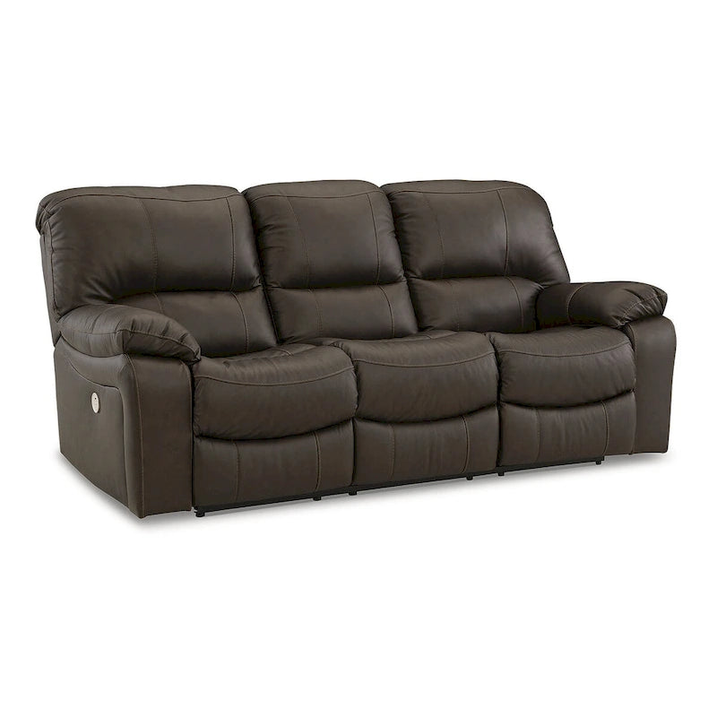 Canapé inclinable électrique marron Signature Design by Ashley Leesworth - 88 cm (L) x 41 cm (P) x 41 cm (H)