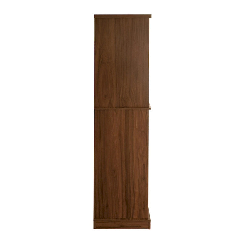 Armoire à 4 portes avec 1 tiroir et 4 étagères intérieures réglables.