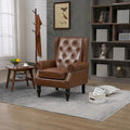 Fauteuil à structure en bois, fauteuil d'appoint moderne pour salon