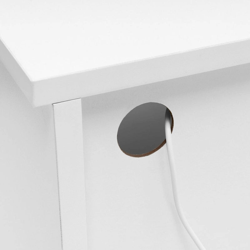 Meuble TV LED avec éclairage intégré, console multimédia et rangement - 152 cm de largeur